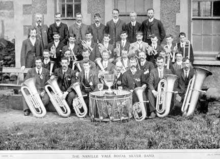 Photograph: The Nantlle Vale Royal Silver Band