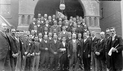 Photograph: The Penrhyn Male Voice Choir in Chicago