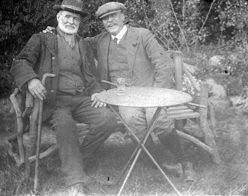 Photograph: Ebenezer Griffith and A. B. Salmen, leading producers of honestones.