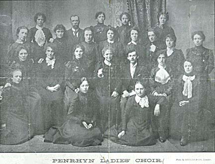 Photograph: Penrhyn Ladies Choir.
