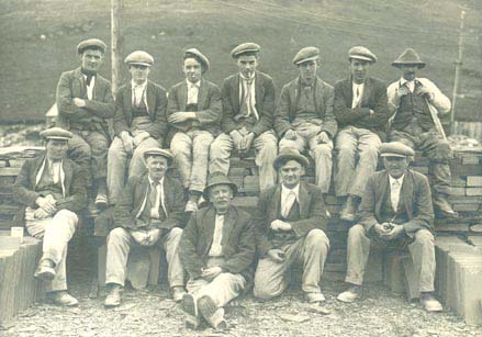 Photograph: Maenofferen quarrymen.