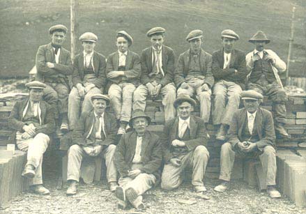 Photograph: Maenofferen quarrymen.