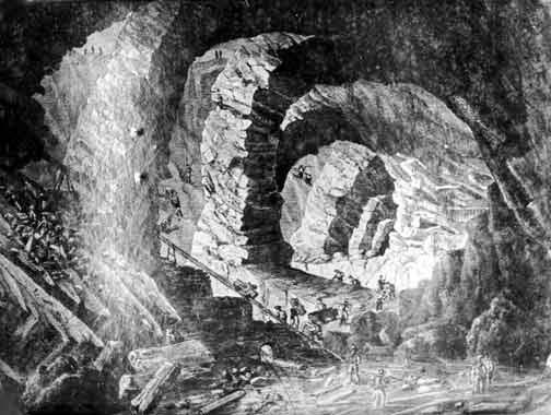 Photograph: Underground Chamber Holland's Quarry, Merioneth.