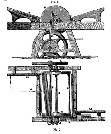 Drawing of the Greaves dressing machine