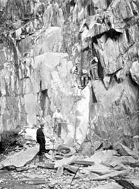 Rockmen at Dinorwig Quarry