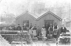 Slate loaders at Caernarfon