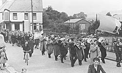 Llanberis' first carnival, 1950s.