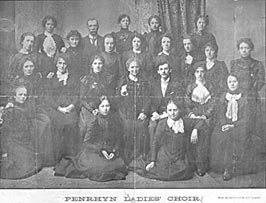 Côr Merched Penrhyn, 1900