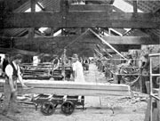 An interior view of one of the Mills at Croesor Slate Mine