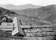 A View of one of the Mills at Croesor Slate Mine