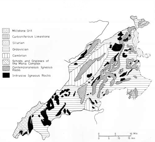 Geological Map of Caernarfonshire