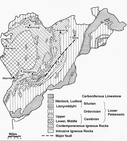Geological Map of Merionethshire